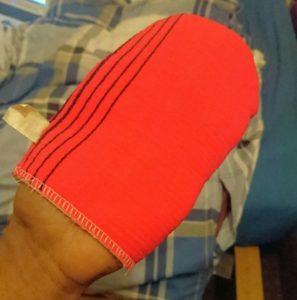 Red Cloth for Keratosis Pilaris