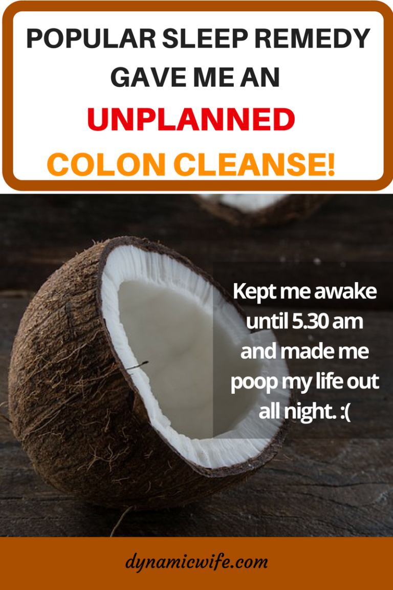 Coconut Oil and Sea Salt Sleep Remedy Gave Me an Unplanned Colon Cleanse!