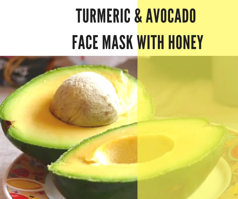 Turmeric and Avocado Face Mask with Honey