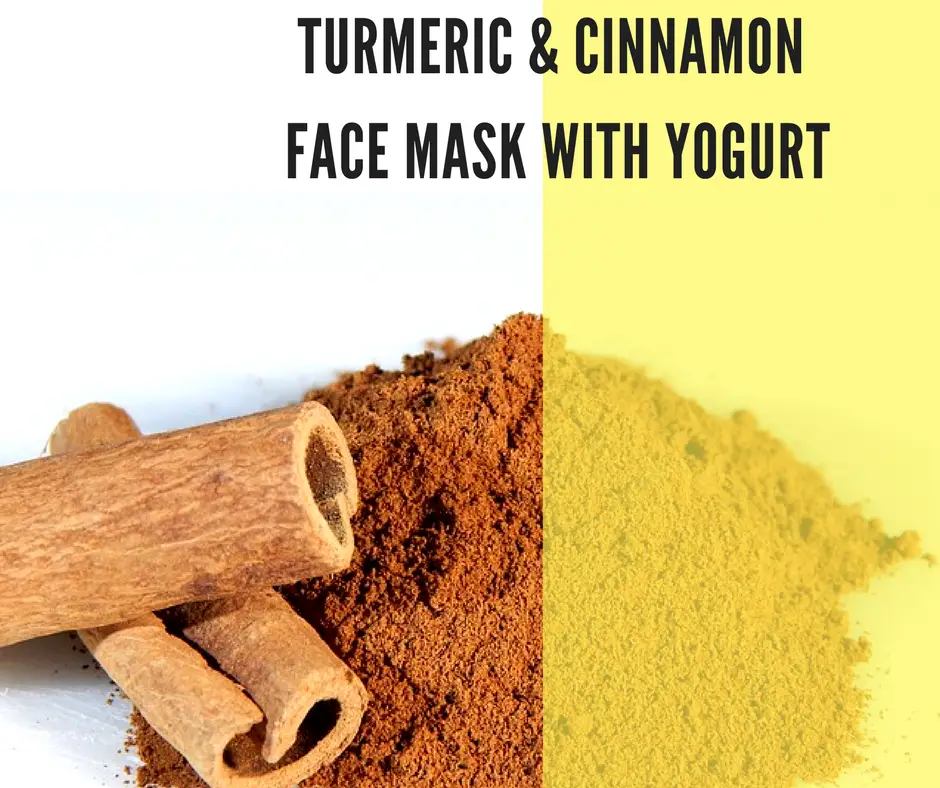 Turmeric and Cinnamon Face Mask with Yogurt