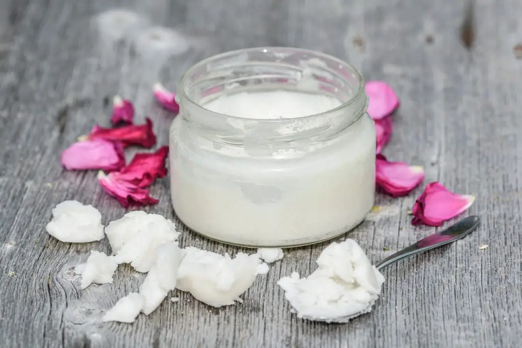 Coconut Oil in a Clear Jar